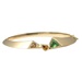 Diamond, garnet bangle