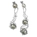 Pearl, diamond earrings