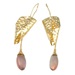 Rose quartz earrings