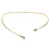 Gold and sapphire torque