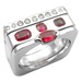 Ruby and diamond suite
