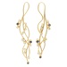 Diamond sapphire earrings