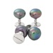4 Peacock  Pearl Studs
