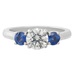 Diamond and Sapphire ring