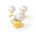 9kt plate Dress Studs