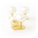 9kt plate Dress Studs