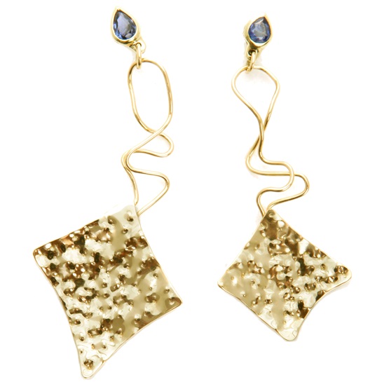 Pear Sapphire Earrings