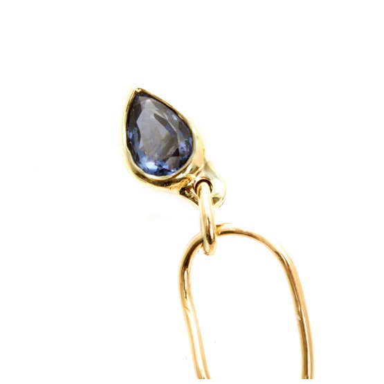 Pear Sapphire Earrings